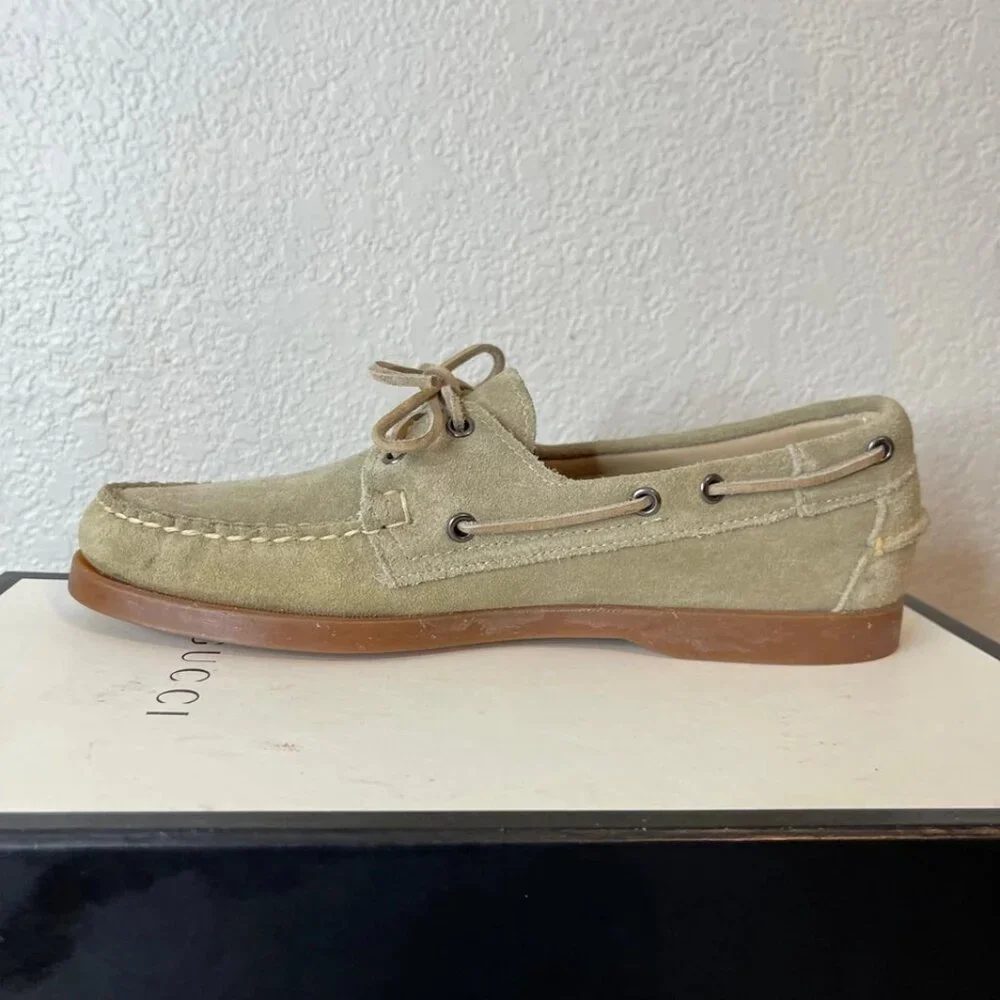 Sebago DockSides Boat Shoes Brown Suede Casual Slip On‎ Men's Size 9 M
